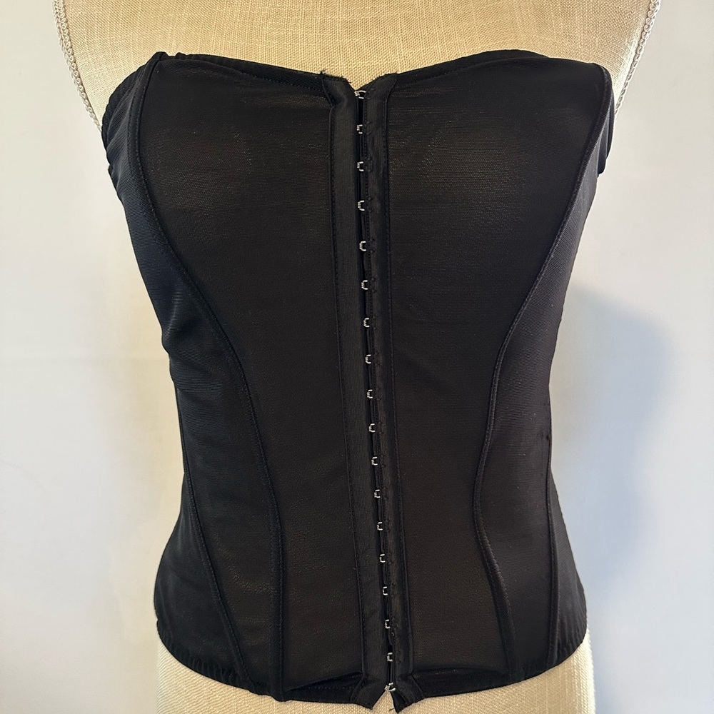 Unbranded Mesh Boned Front Closure Corset
